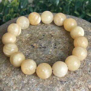 YELLOW HONEY CALCITE BRACELET